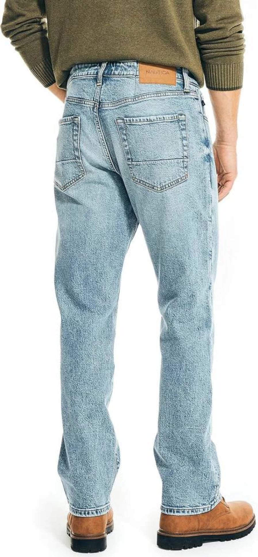 Nautica Men's Big & Tall Relaxed Fit Jeans – Comfortable Denim Pants for Casual Wear