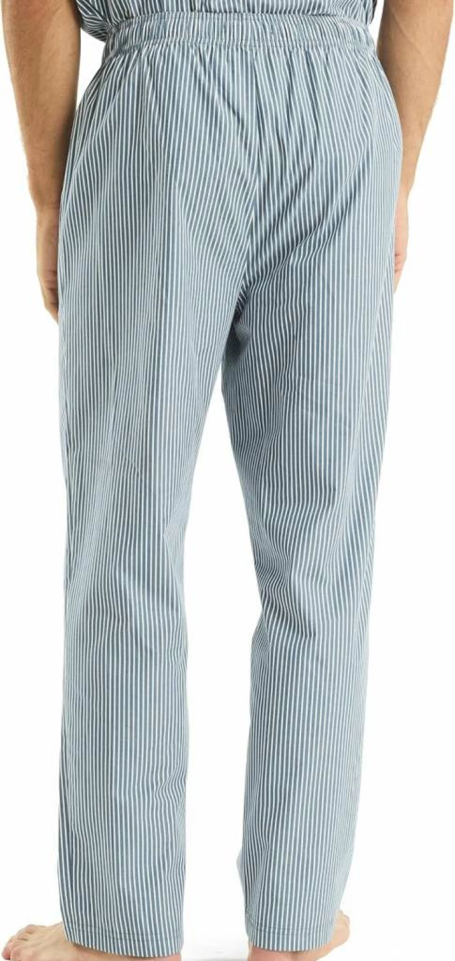 Nautica Men's Striped Poplin Sleep Pants - Sustainable Comfort Lounge Wear
