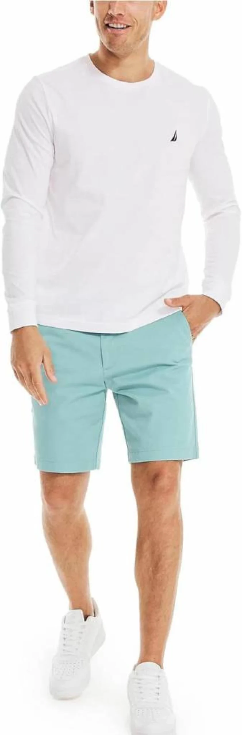 Nautica Men's 8.5 Inch Deck Shorts Casual Swim Beach Shorts Quick Dry Comfortable