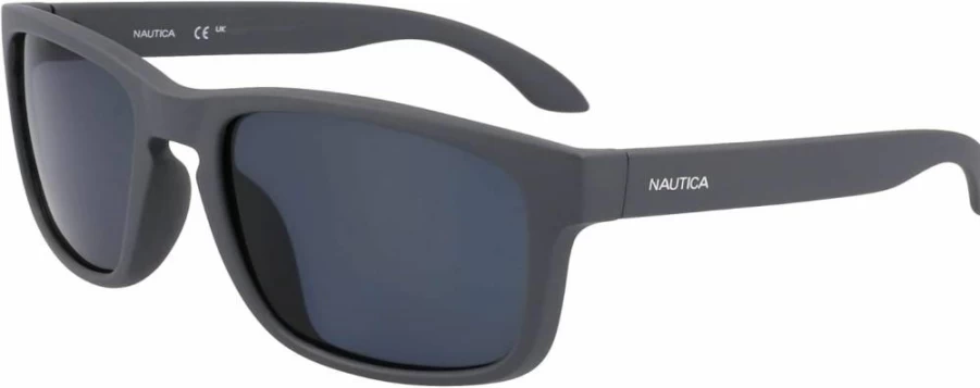 Nautica Men's N2247S Classic Rectangular Polarized Sunglasses for UV Protection