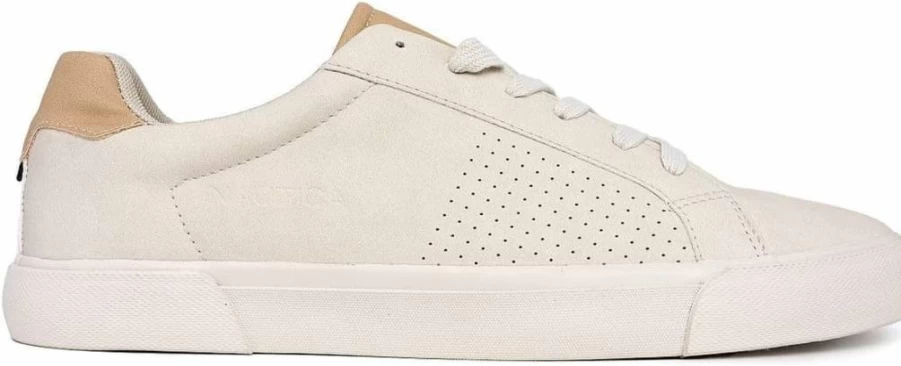 Nautica Men's Classic Low Top Sneakers - Comfortable Casual Lace-Up Loafers for Stylish Everyday Wear