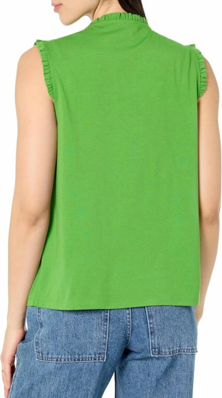 Nautica Women's Sleeveless Knit Button-Down Shirt - Casual Summer Top