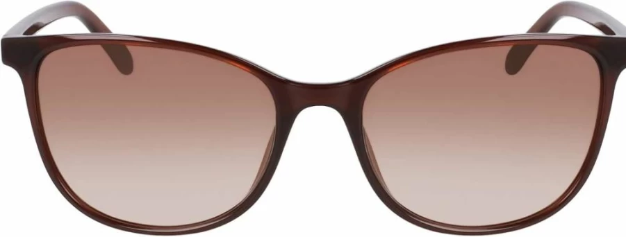 Nautica Women's N2243S Classic Rectangular Sunglasses for Women UV Protection Fashion Sunglasses