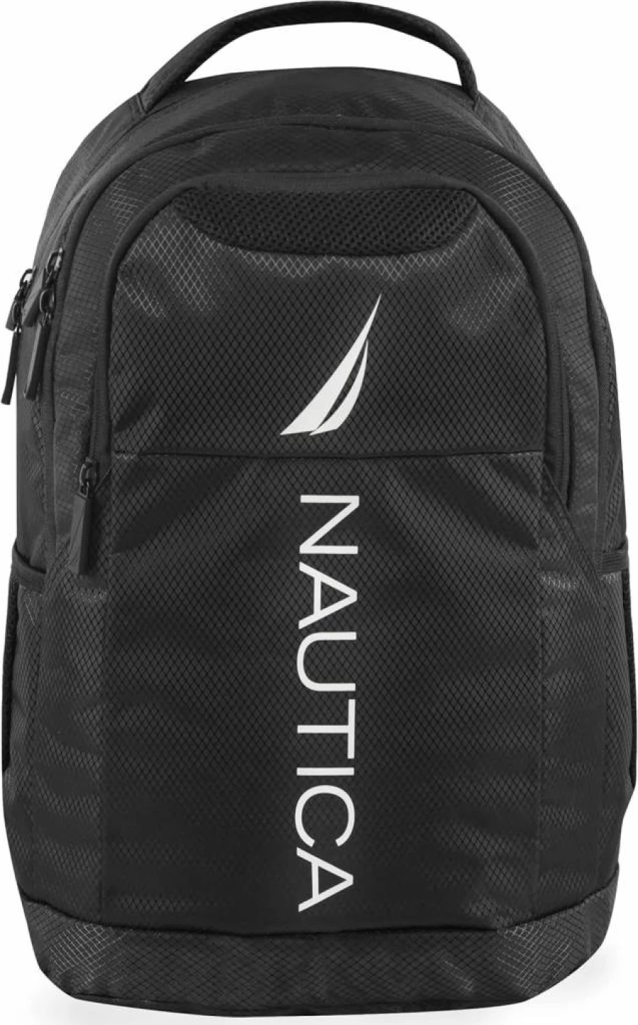 Nautica 18 Inch Black Laptop Backpack - Durable Water-Resistant Travel & School Bag