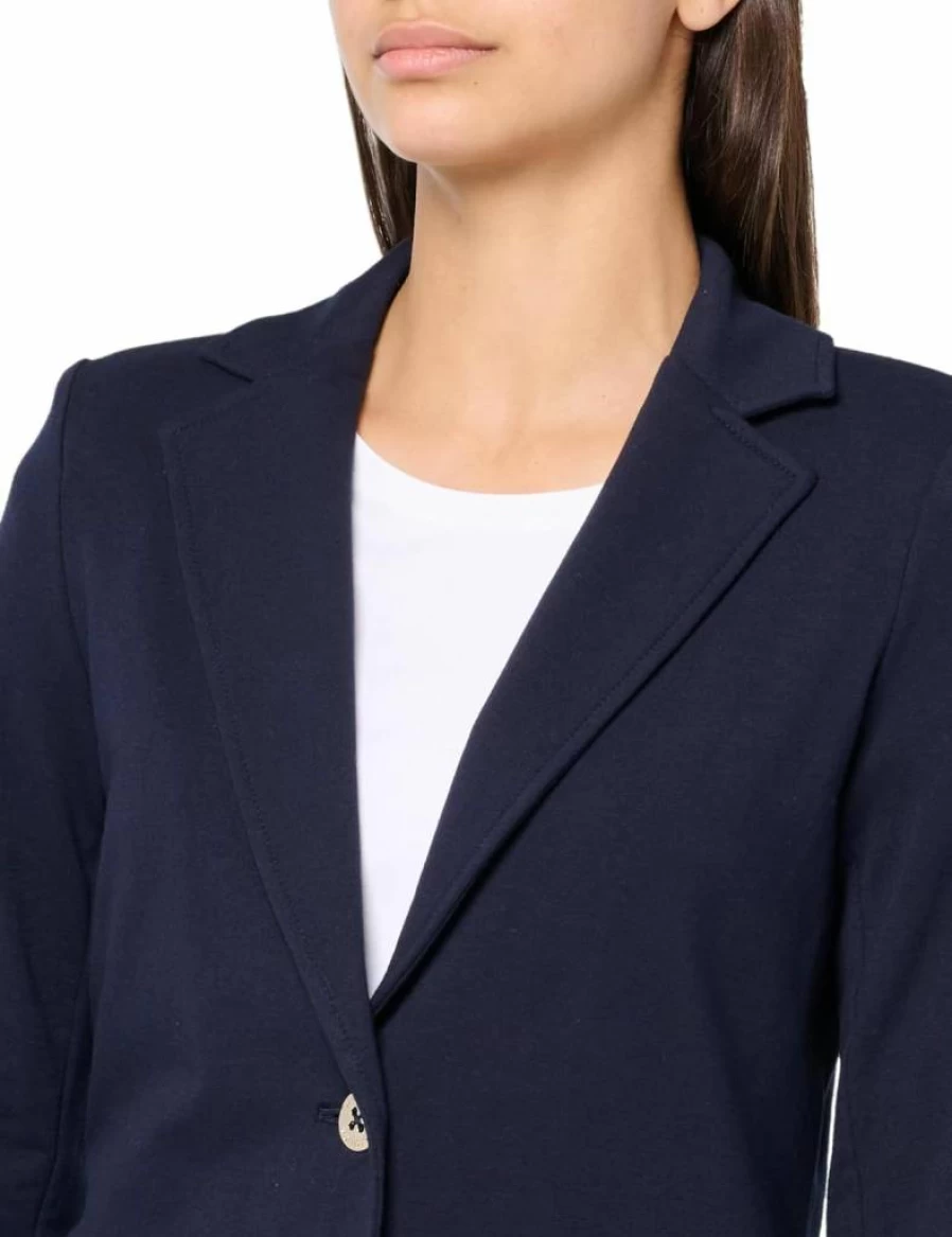 Nautica Women's Lightweight Knit Blazer Jacket – Stylish Casual Office Wear