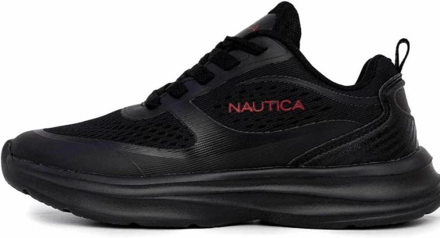 Nautica Kids' Running Shoes for Boys & Girls - Comfortable Lace-Up & Bungee Sneakers for Toddler, Little & Big Kids - Max Cushion Walking Shoes