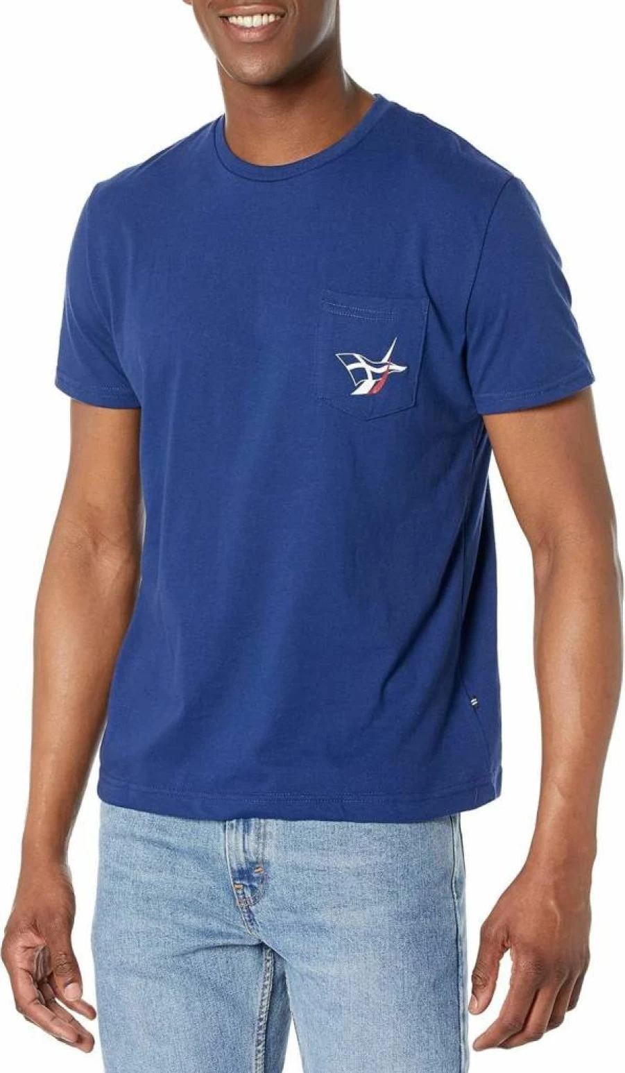 Nautica Men's Eco-Friendly Graphic Cotton T-Shirt – Sustainable Casual Wear