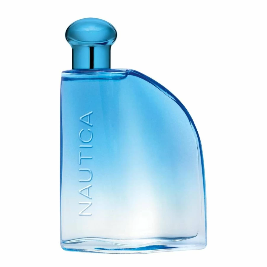 Nautica Pure Blue Men's Eau De Toilette - 3.3 Oz Travel Size, Long Lasting Fresh Scent with Eucalyptus, Leather & Vanilla Notes, Everyday Cologne for Men