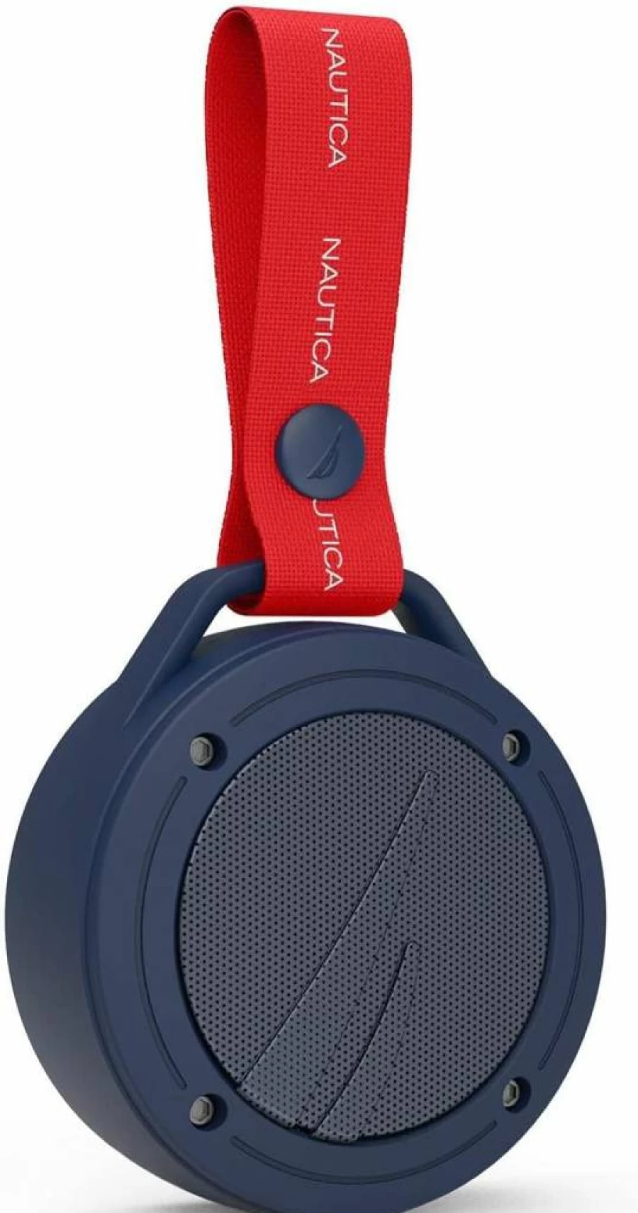 Nautica Waterproof Bluetooth Speaker with LED Lights, TWS Pairing, Bluetooth 5.1, Portable Wireless Speaker for Home and Outdoor (Navy-Yellow)