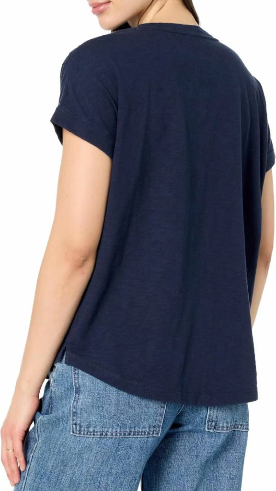 Nautica Women's Short Sleeve Chevron Knit Top - Stylish Casual Shirt for Women