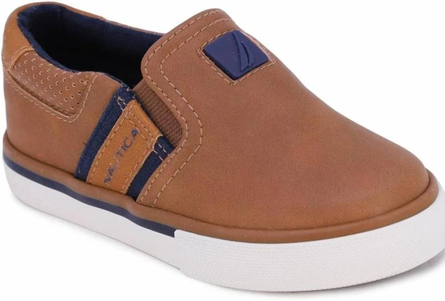 Nautica Kids Slip-On Sneakers for Boys & Girls - Comfortable Casual Athletic Shoes for Toddler, Little Kid & Big Kid
