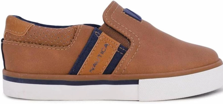 Nautica Kids Slip-On Sneakers for Boys & Girls - Comfortable Casual Athletic Shoes for Toddler, Little Kid & Big Kid