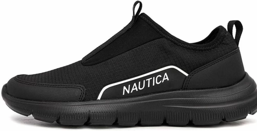 Nautica Women's Slip-On Running Sneakers - Lightweight Comfortable Walking Shoes for Everyday Casual Wear