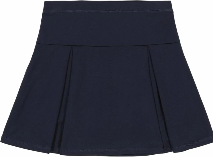 Nautica Girls' Sensory-Friendly Pleated Skirt for School Uniforms | Comfortable Performance Scooter Skirt