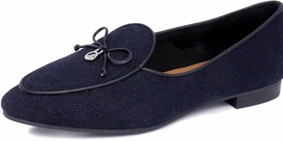 Nautica Women's Comfortable Flat Loafers - Luxury Slip-On Penny Moccasins for Office, Work & Outdoor Everyday Wear