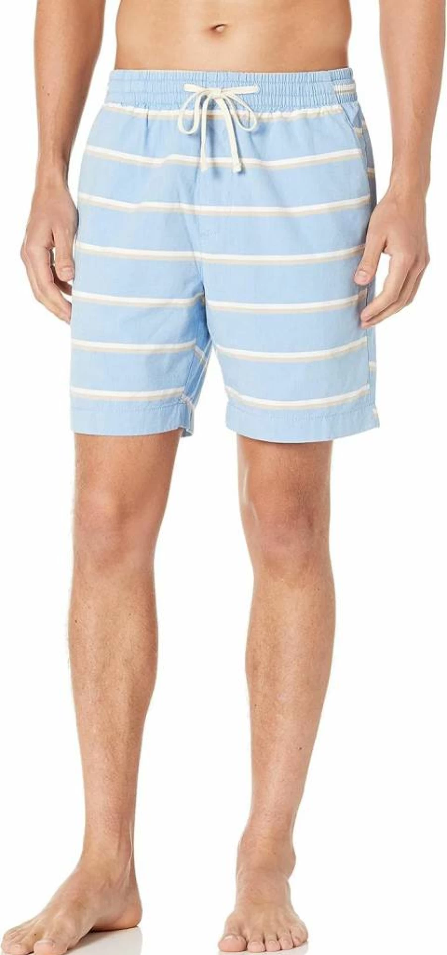 Nautica Men's 7-Inch Classic Fit Boardwalk Swim Shorts for Summer Comfort