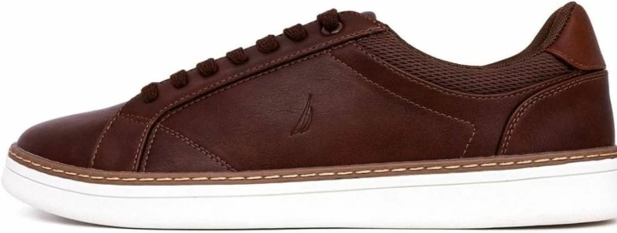 Nautica Men's Classic Lace-Up Low Top Sneakers - Casual Loafers in Medium & Wide Width Sizes