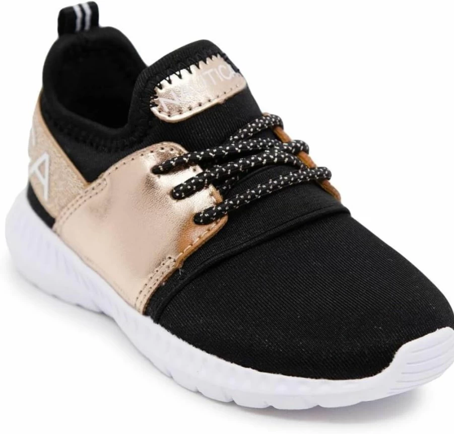 Nautica Kids' Slip-On Running Sneakers for Boys & Girls - Toddler to Big Kid Sizes - Lightweight Athletic Shoes for Active Play