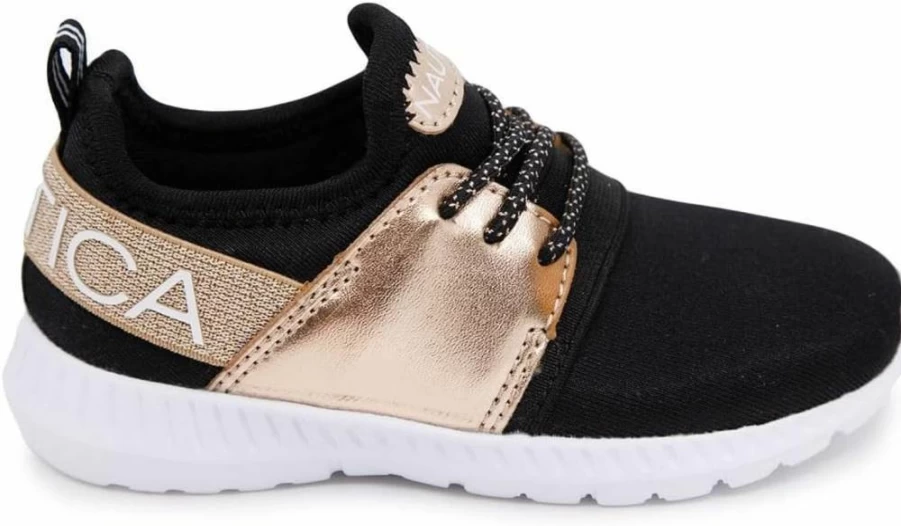 Nautica Kids' Slip-On Running Sneakers for Boys & Girls - Toddler to Big Kid Sizes - Lightweight Athletic Shoes for Active Play