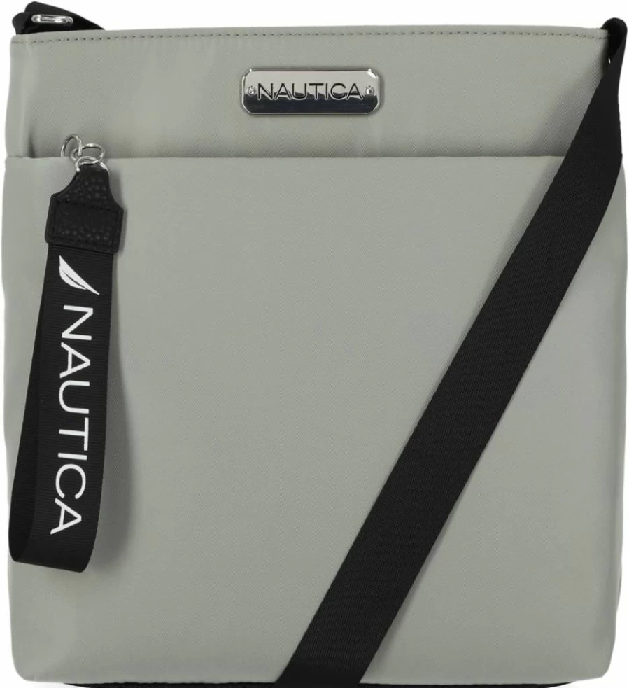Nautica Women's Adjustable Crossbody Bag - Diver Nylon Small Purse with Shoulder Strap