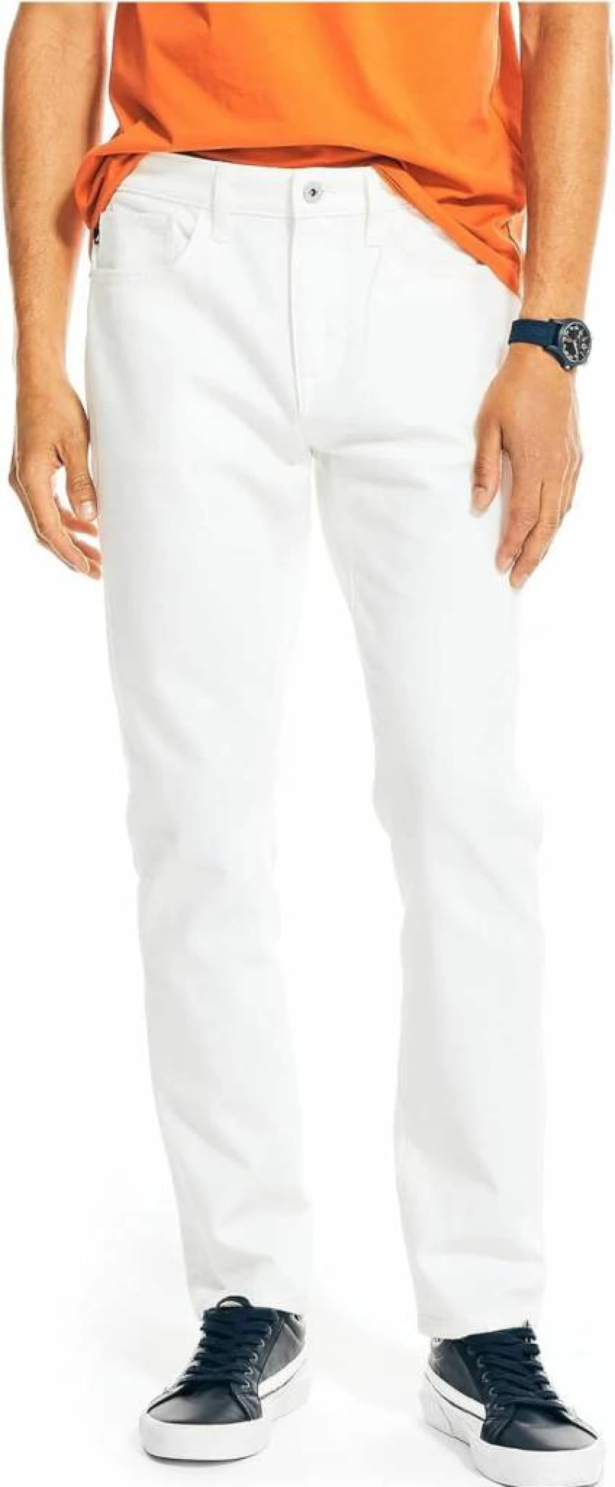 Nautica Men's Slim Fit Stretch Denim Jeans for Athletic Comfort