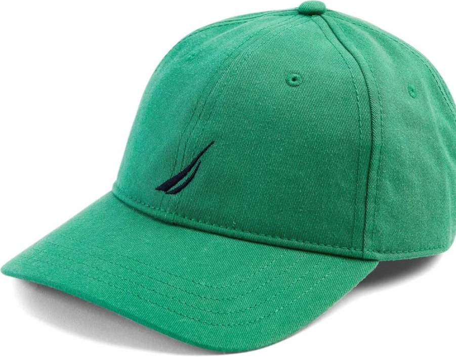 Nautica Men's J-Class Logo 6-Panel Baseball Cap | Classic Adjustable Dad Hat for Men