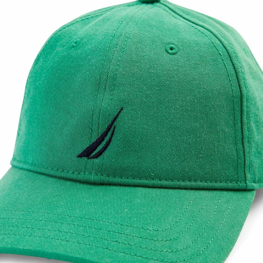 Nautica Men's J-Class Logo 6-Panel Baseball Cap | Classic Adjustable Dad Hat for Men