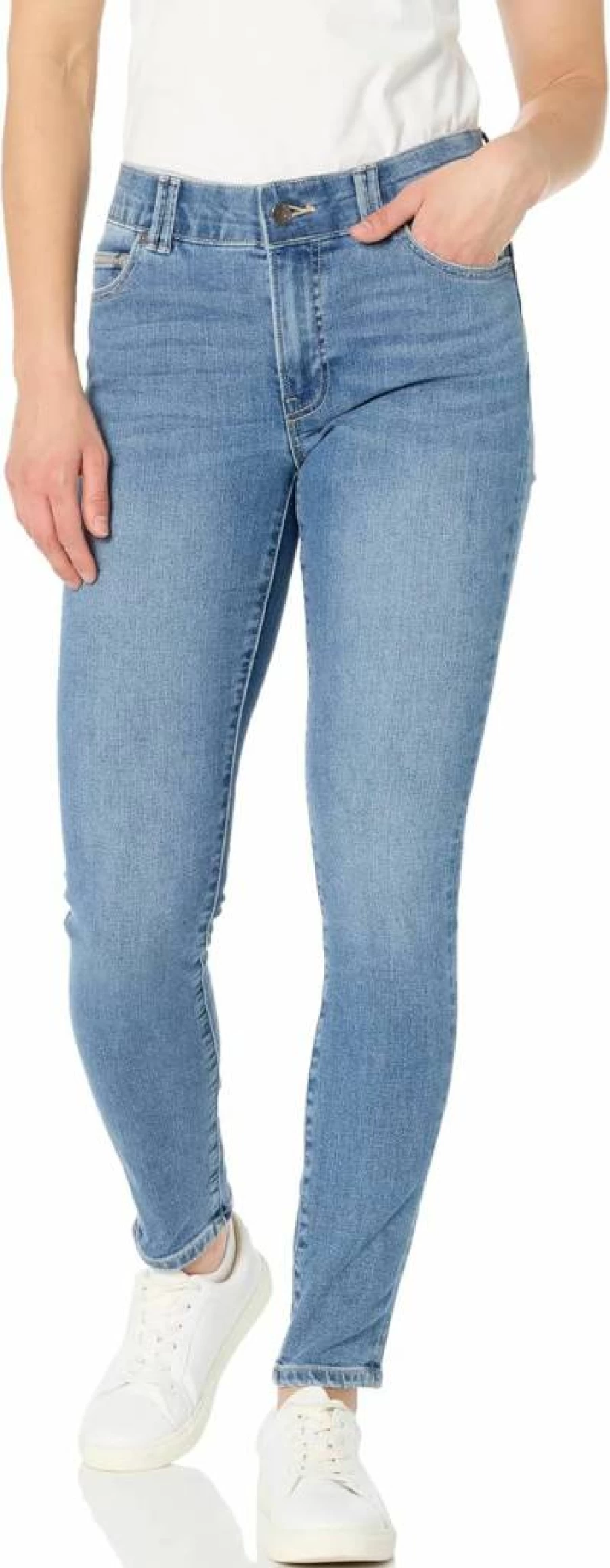Nautica Women's High Waist Skinny Jeans Mid Rise Stretch Denim Pants