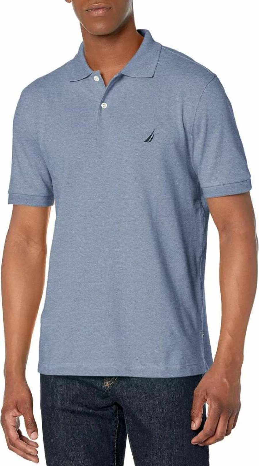 Nautica Men's Classic Fit Short Sleeve Pique Polo Shirt for Men | Comfortable Casual Wear