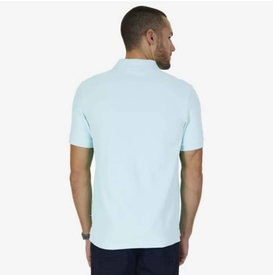 Nautica Men's Solid Performance Polo Shirt - Classic Short Sleeve Deck Shirt for Men