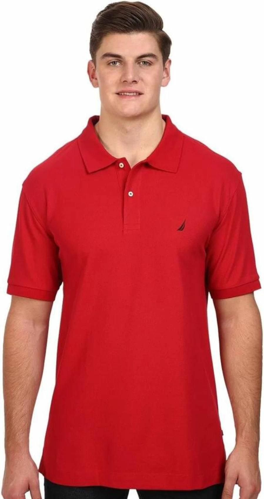 Nautica Men's Big & Tall Classic Fit Performance Polo Shirt - Deck Style for Comfort