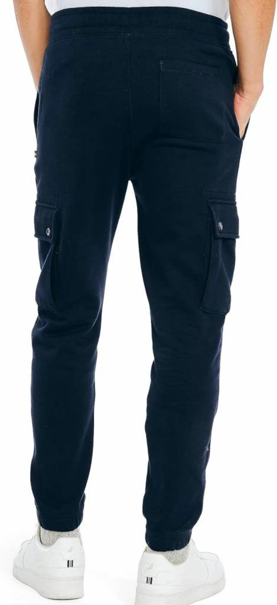 Nautica Men's Sustainable Cargo Jogger Pants - Eco-Friendly Comfort Fit Casual Trousers