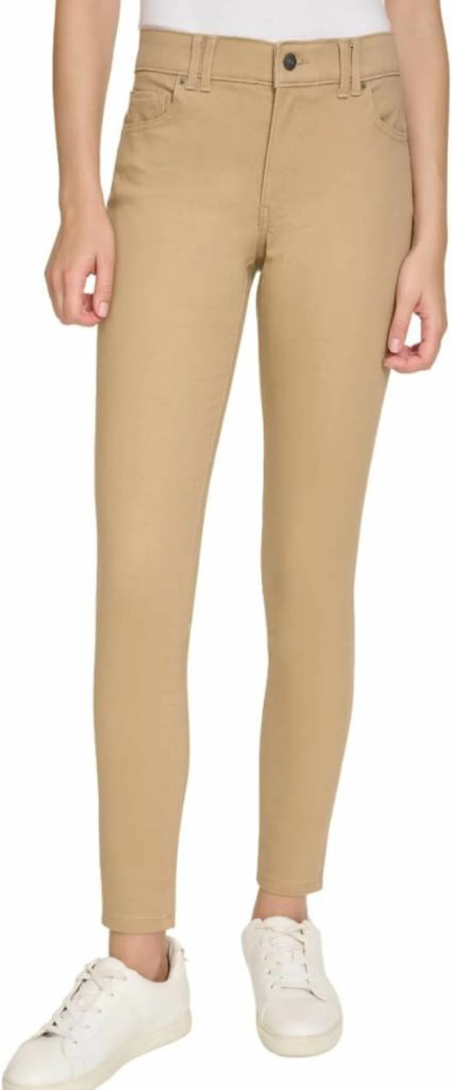 Nautica Women's Slim Fit Stretch Sateen Pants - Comfortable & Stylish Trousers for Everyday Wear