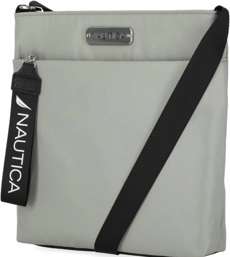 Nautica Women's Adjustable Crossbody Bag - Diver Nylon Small Purse with Shoulder Strap