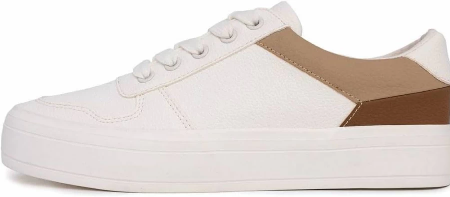 Nautica Women's Platform Sneakers - Low-Top Lace-Up Casual Walking Shoes for Women - Fashion Tennis Shoes with Regular Heel
