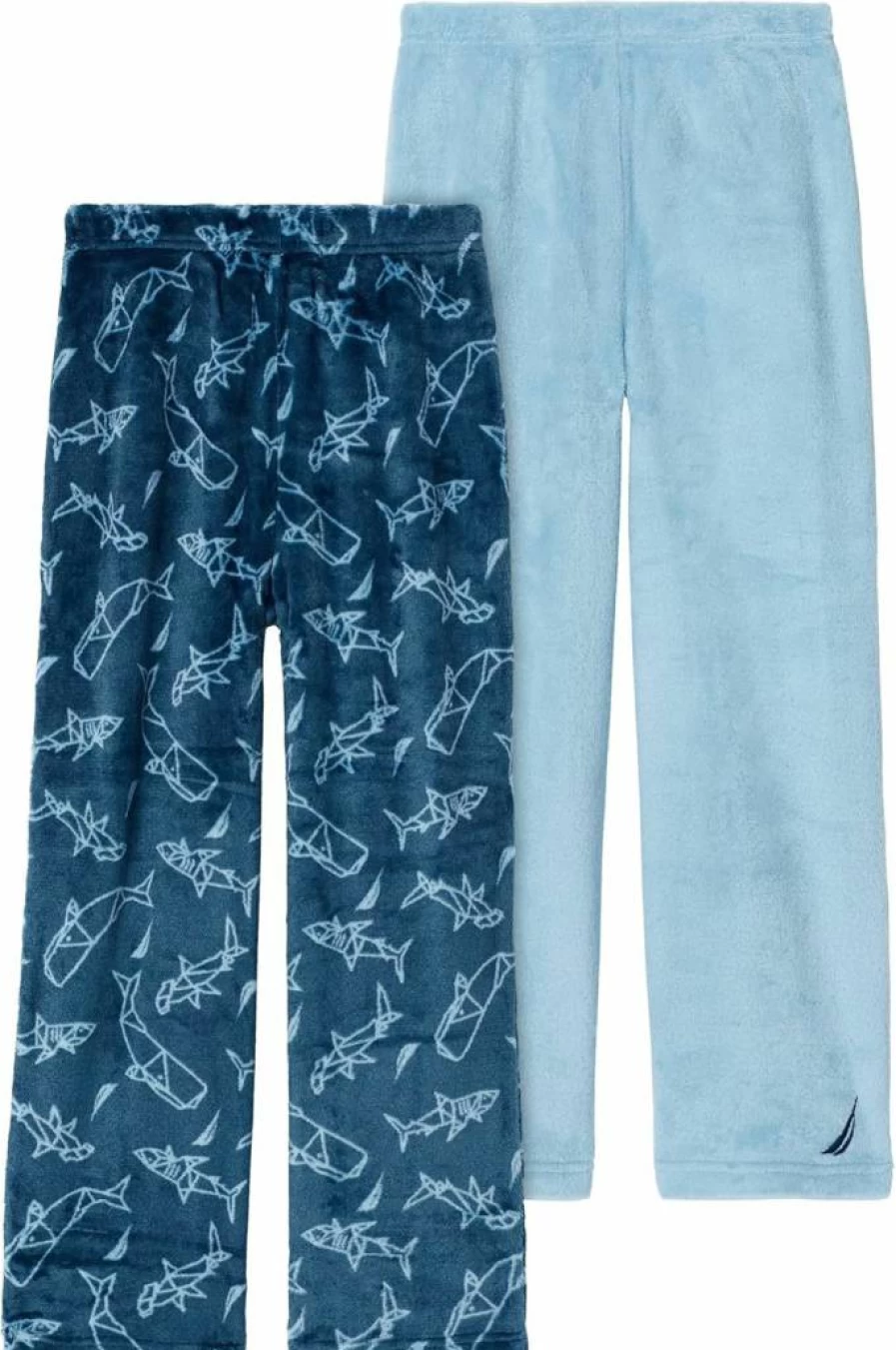 Nautica Boys' 2-Pack Soft Brushed Micro Pajama Pants for Kids - Comfortable Sleepwear Bottoms