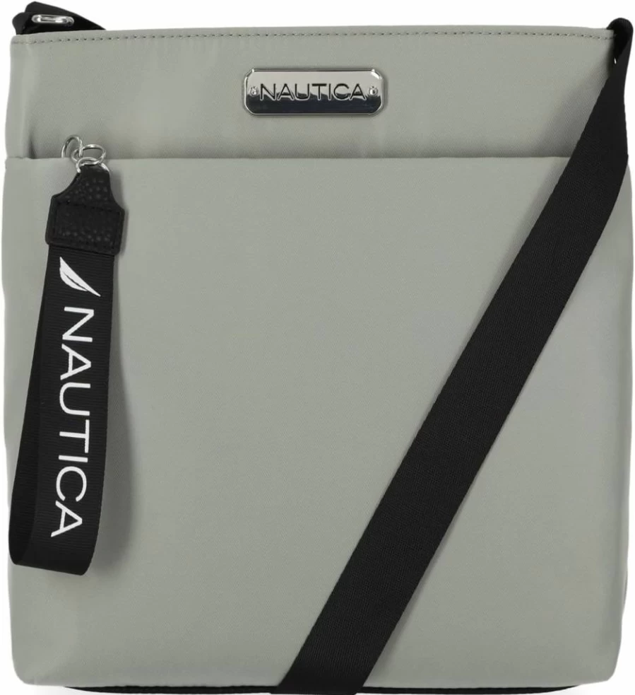 Nautica Women's Adjustable Crossbody Bag - Diver Nylon Small Purse with Shoulder Strap