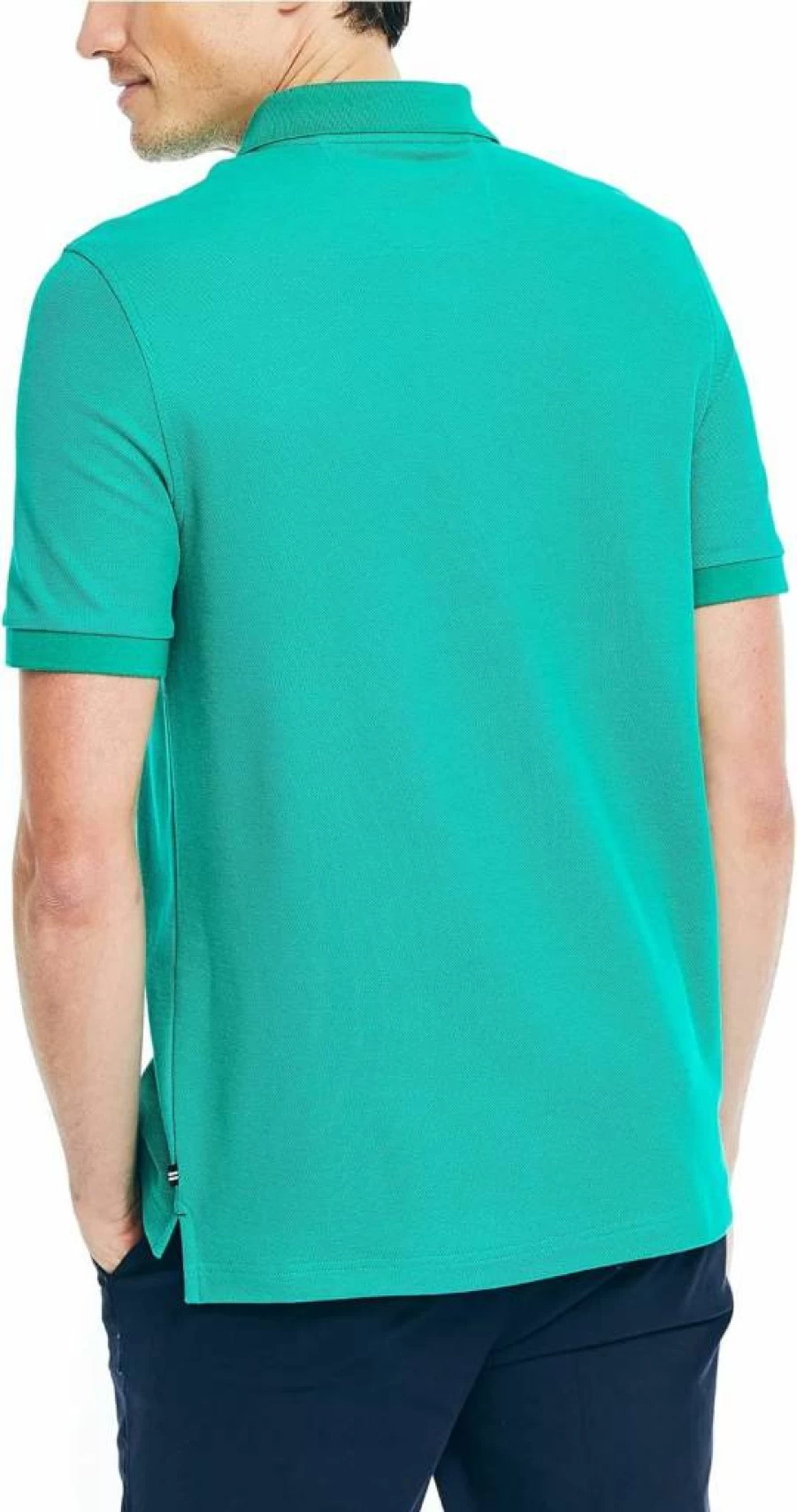 Nautica Men's Sustainable Classic Fit Deck Polo Shirt – Eco-Friendly Casual Wear