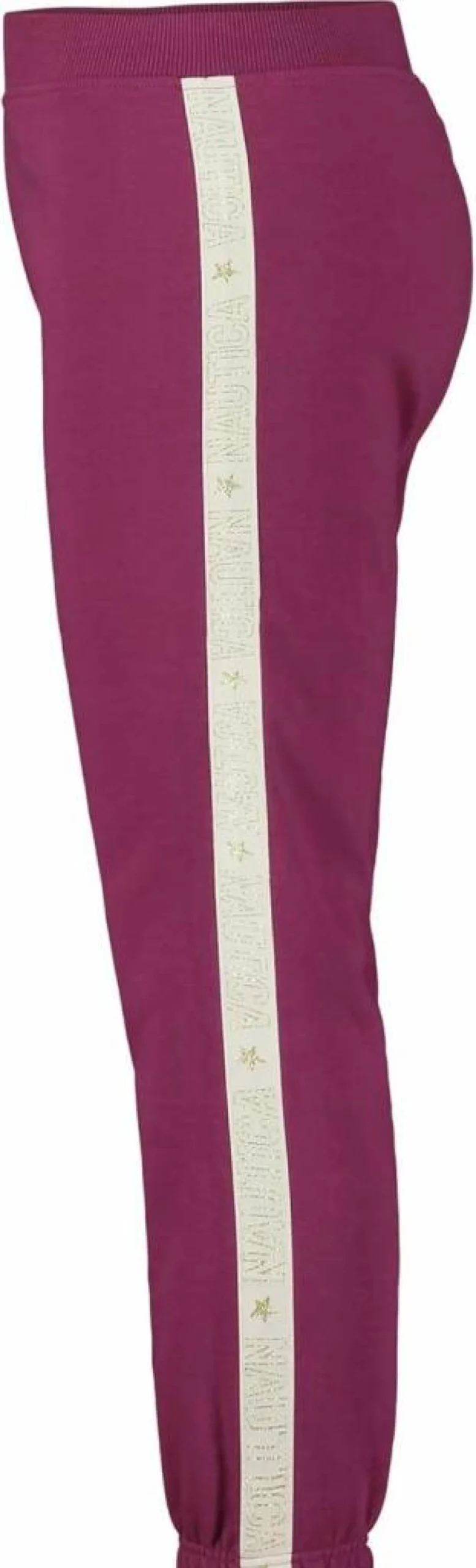 Nautica Girls' Fleece Joggers with Logo, Ribbed Cuffs & Side Pockets for Comfort