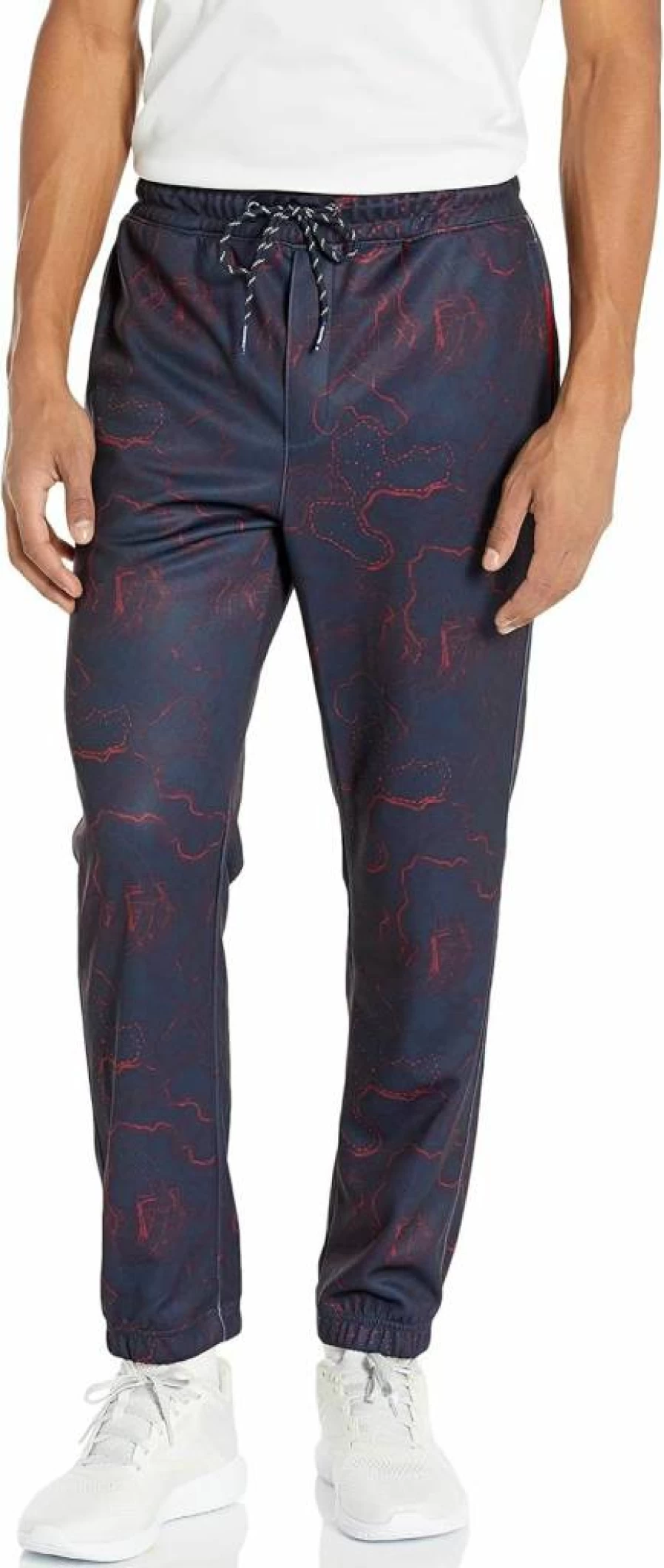 Nautica Men's Sustainable Competition Jogger Pants - Eco-Friendly Printed Athletic Lounge Pants