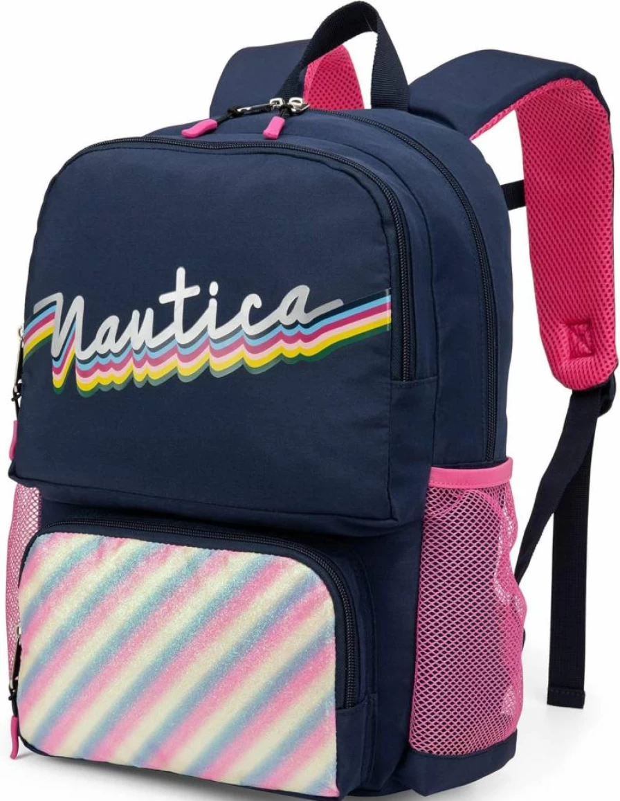 Nautica Kids Backpack for Kindergarten & Elementary School - 16 Inch Graffiti Design Children's Backpack