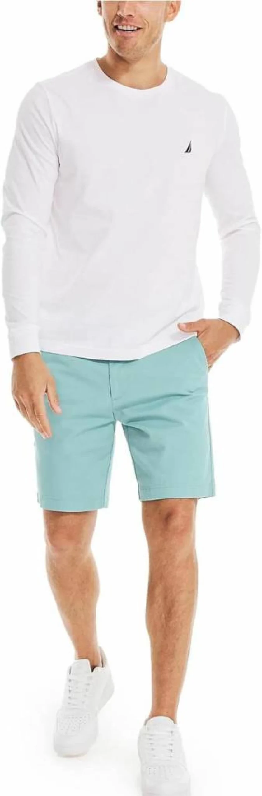 Nautica Men's 8.5" Deck Shorts Casual Swim Beach Quick-Dry Comfort Fit