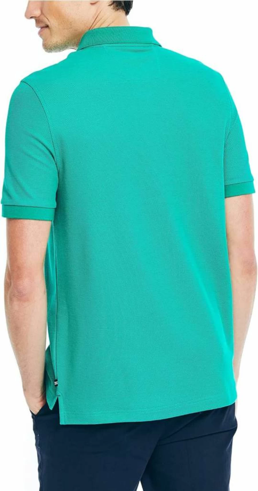 Nautica Men's Classic Fit Deck Polo Shirt – Sustainable Cotton Casual Wear