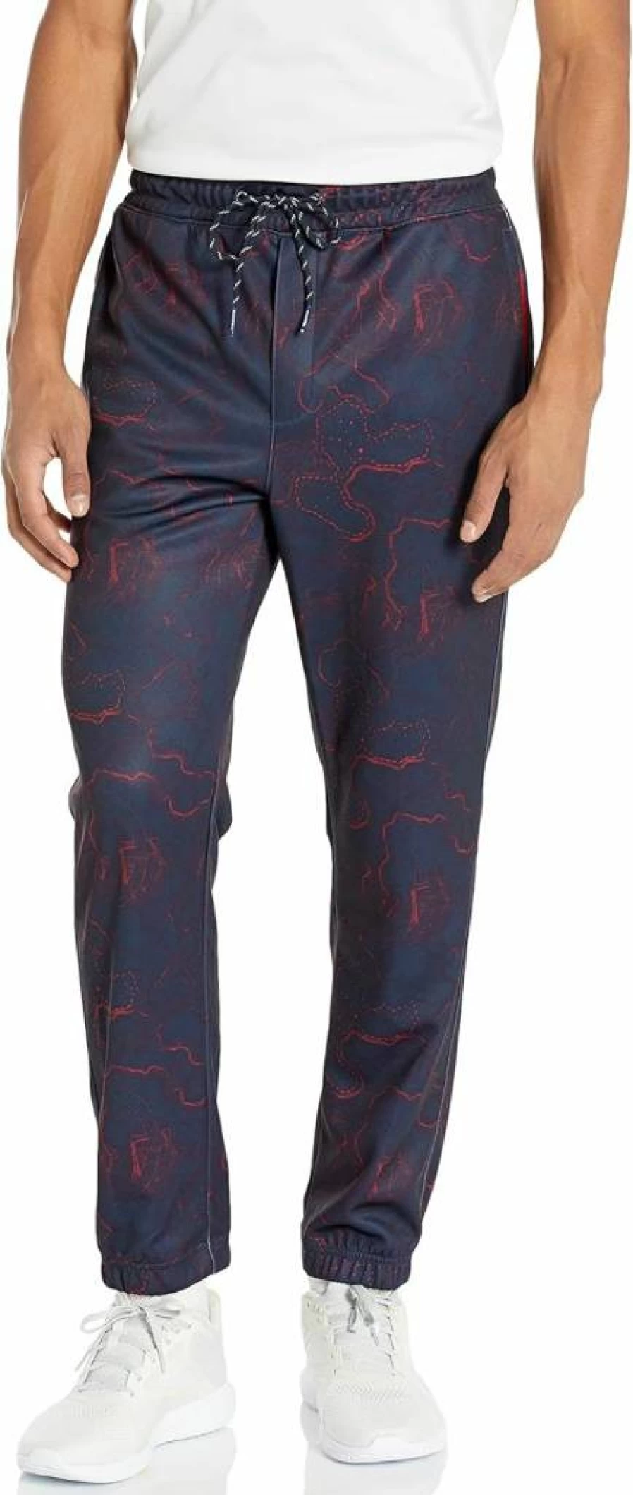 Nautica Men's Sustainable Jogger Pants - Comfortable Printed Athletic Lounge Pants for Men