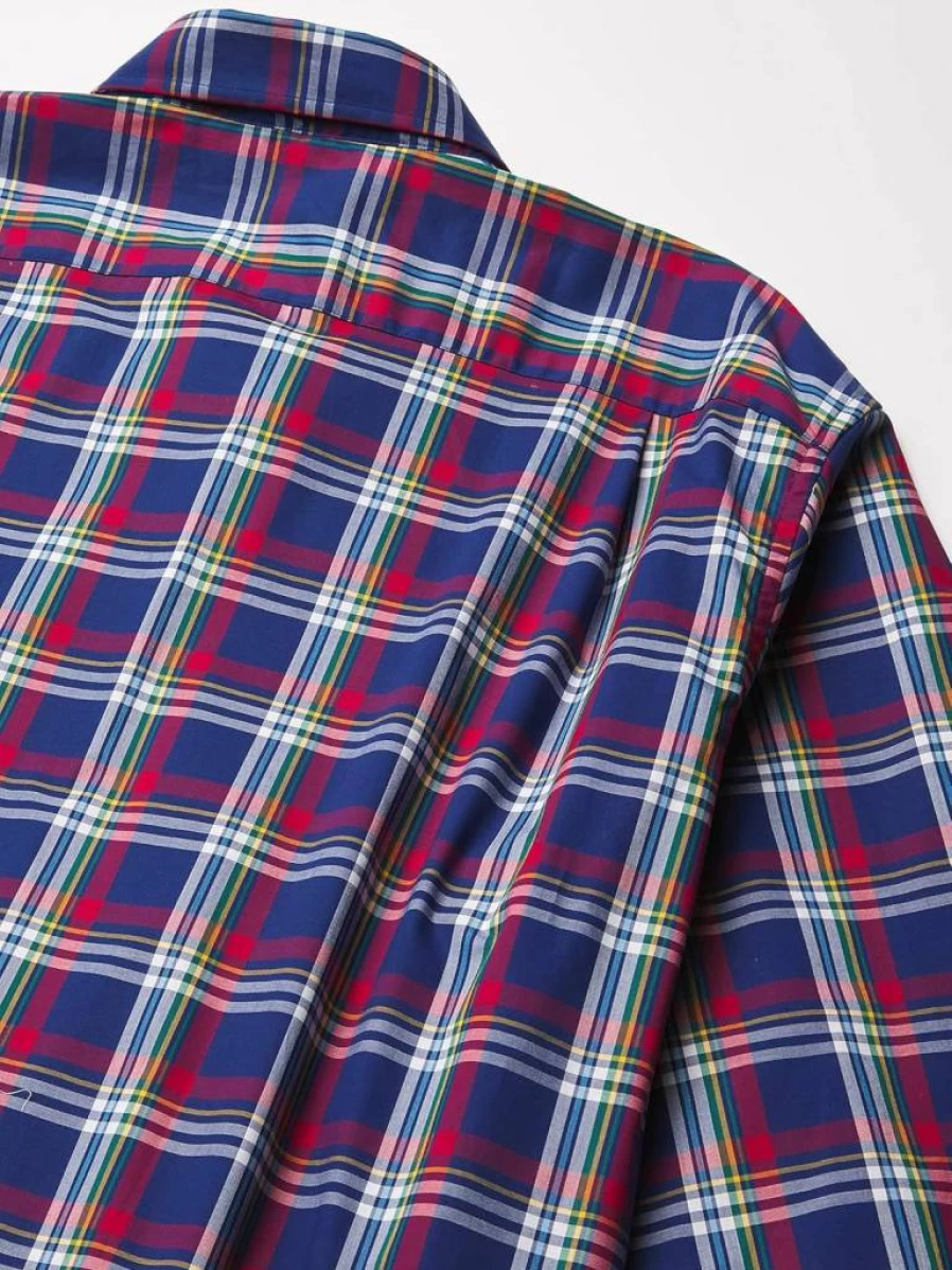 Nautica Men's Big & Tall Classic-Fit Plaid Shirt - Wrinkle-Resistant Casual Button-Up