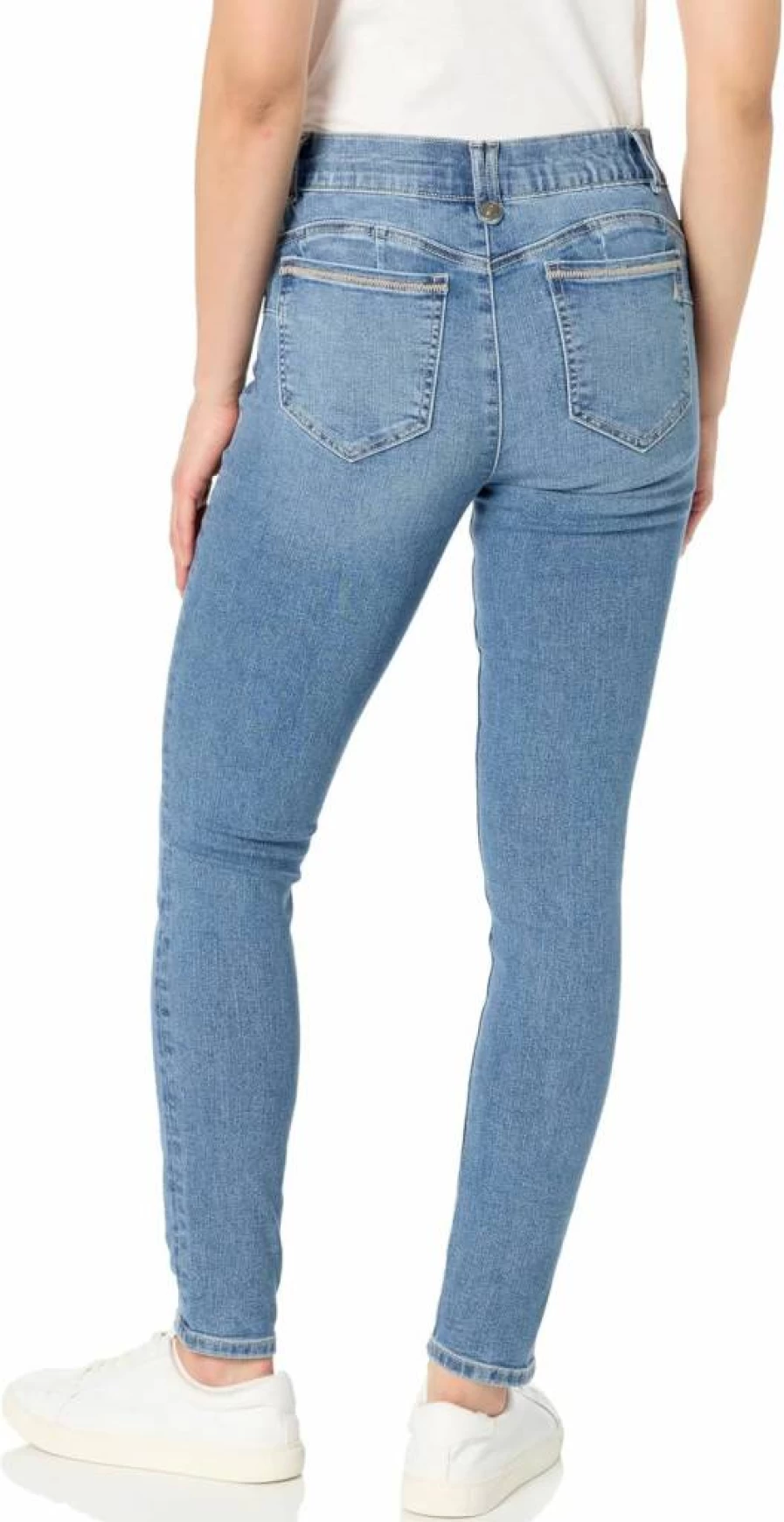 Nautica Women's High Waist Skinny Jeans Mid Rise Stretch Denim Pants