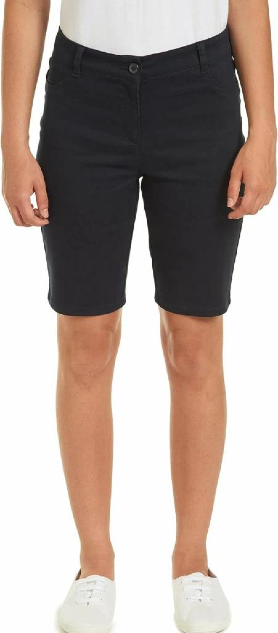 Nautica Boys' Stretch Bermuda Shorts for Kids - Comfortable Uniform Shorts for Juniors