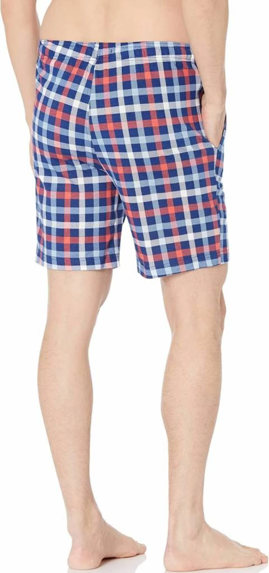 Nautica Men's Checkered Sleep Shorts Comfortable Plaid Lounge Pajama Bottoms